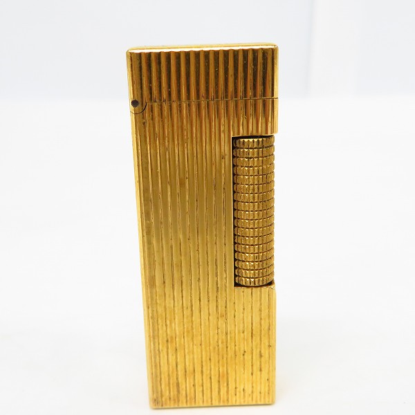 実際に弊社で買取させて頂いたdunhill/ダンヒル ストライプ サイドローラー ガスライター ゴールド