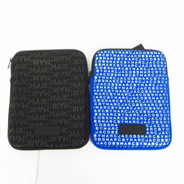 実際に弊社で買取させて頂いたMARC BY MARC JACOBS/マークバイマークジェイコブス ロゴ総柄 タブレットケース/クラッチバッグ 2点セット