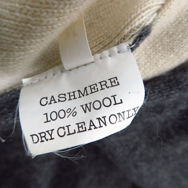 実際に弊社で買取させて頂いたGOODENOUGH/グッドイナフ  初期 カシミア ラインカーディガン Mの画像 4枚目