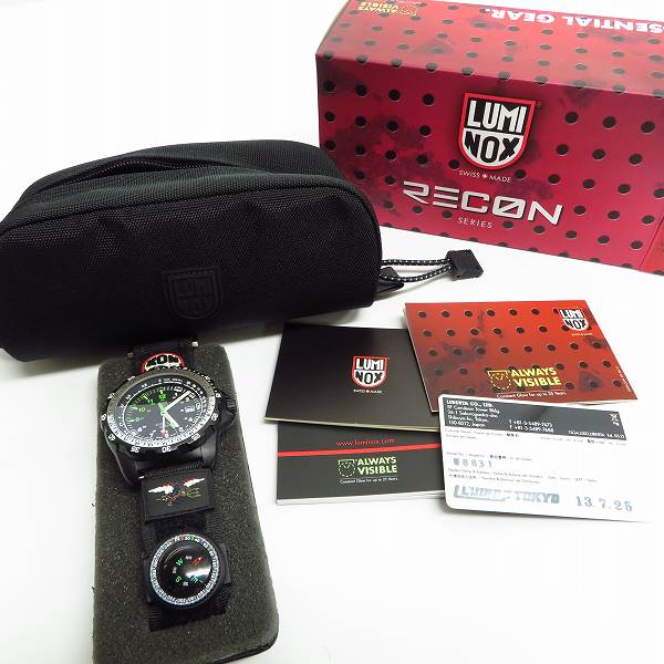 実際に弊社で買取させて頂いたLUMINOX/ルミノックス Recon/リーコン Nav Spc 8830 Series クォーツ 腕時計/ウォッチ Ref.8831の画像 7枚目