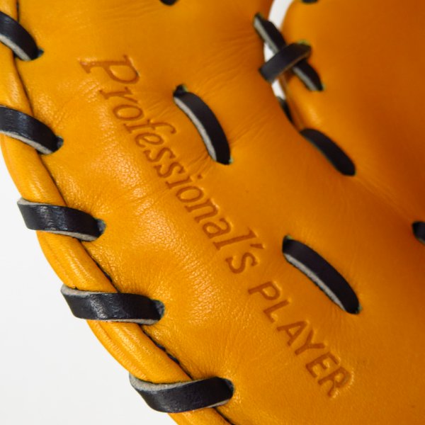 実際に弊社で買取させて頂いたHi-Gold/ハイゴールド 己極 ファーストミット/一塁手 軟式 左投げ グローブ/グラブ 野球 OKG-602Fの画像 4枚目