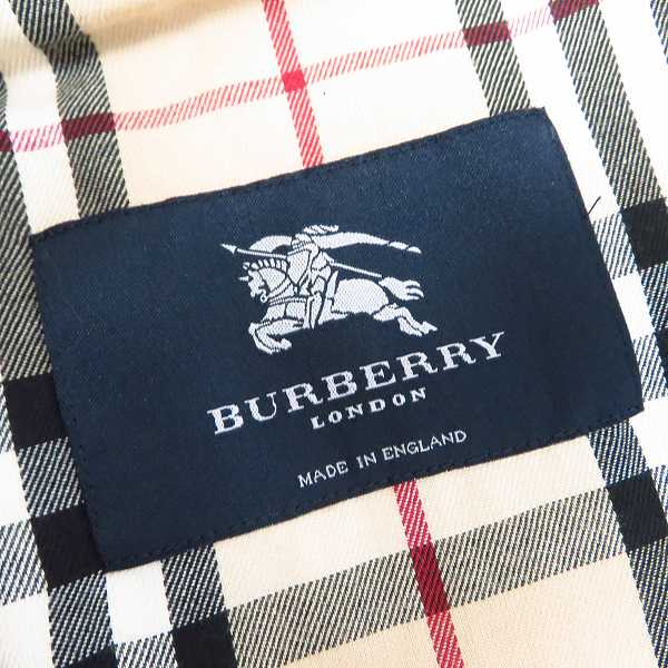 実際に弊社で買取させて頂いたBURBERRY LONDON/バーバリーロンドン コットンジップアップコート/8の画像 2枚目