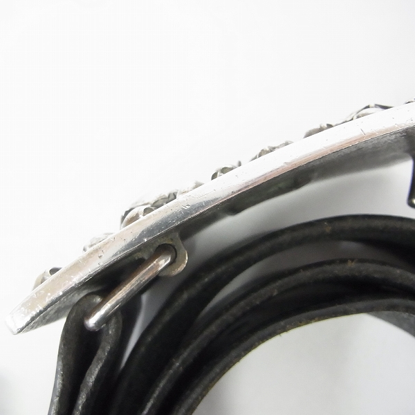 実際に弊社で買取させて頂いたSTANLEY GUESS/スタンリーゲス ストーンアイズ マルチスカル バックル ベルトの画像 7枚目