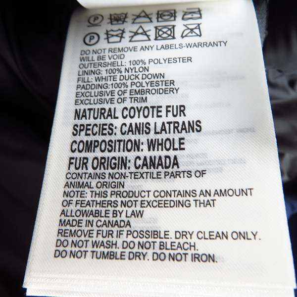 実際に弊社で買取させて頂いた【JPタグ】CANADA GOOSE/カナダグース EDIFICE別注 CRESTON PARKA/クレストン パーカ ダウンジャケット 3481JMB/2XSの画像 6枚目