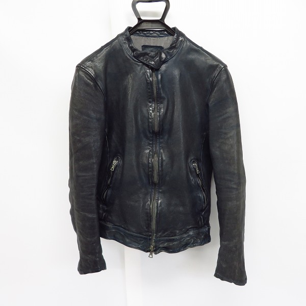 実際に弊社で買取させて頂いたBACKLASH/バックラッシュ ジャパンホース ライダースジャケット 1367-02/2(M)