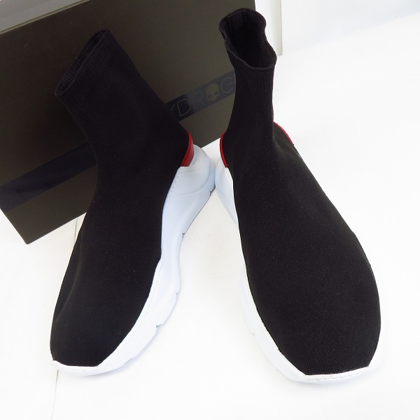 実際に弊社で買取させて頂いた【未使用】HYDROGEN/ハイドロゲン TRICOT RUNNING ソックススニーカー 233710/41