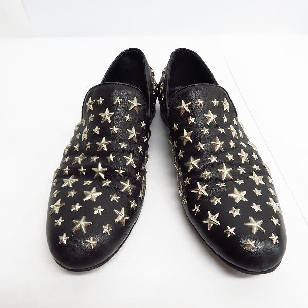 実際に弊社で買取させて頂いたJimmy Choo/ジミーチュウ スタッズ スリッポン/ブラック/41