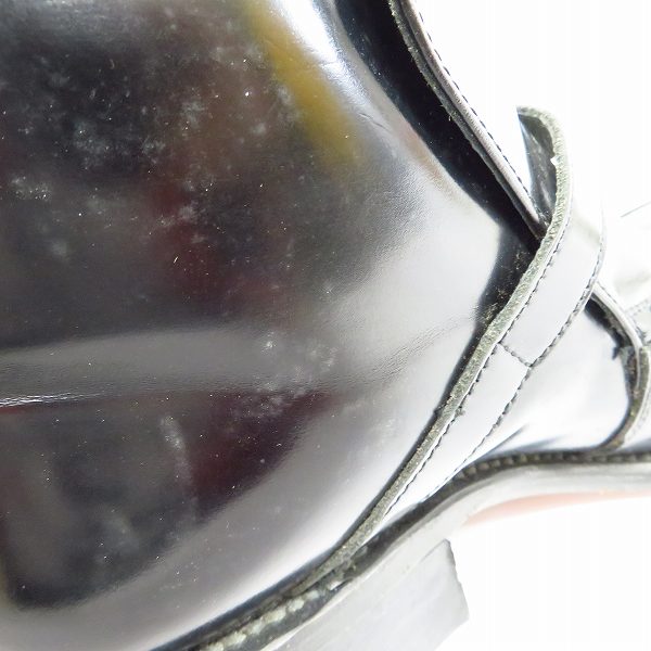 実際に弊社で買取させて頂いたalfredoBANNISTER/アルフレッドバニスター レザーモンクストラップブーツ/42の画像 8枚目