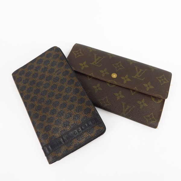 実際に弊社で買取させて頂いたLOUIS VUITTON/ルイ・ヴィトン CELINE/セリーヌ 長財布/ロングウォレット 2点セット