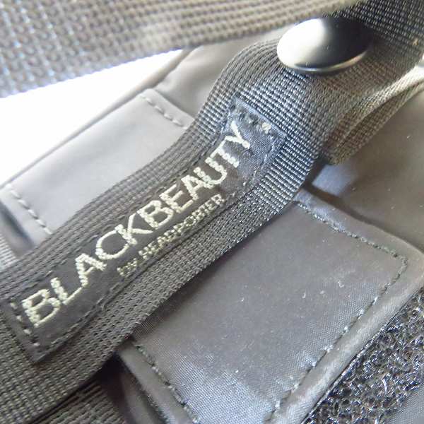 実際に弊社で買取させて頂いたHEAD PORTER/ヘッドポーター BLACK BEAUTY マルチケース ポーチの画像 5枚目
