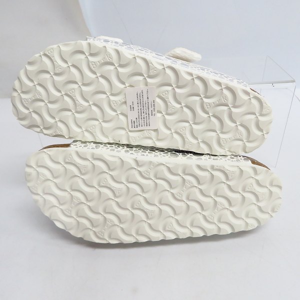 実際に弊社で買取させて頂いた【未使用】BIRKENSTOCK/ビルケンシュトック ARIZONA シルバー/35の画像 2枚目