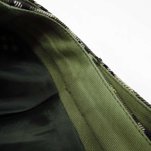 実際に弊社で買取させて頂いたBURBERRY BLUE LABEL/バーバリーブルーレーベル チェック柄 サイドジップ ウールスカート 36の画像 5枚目