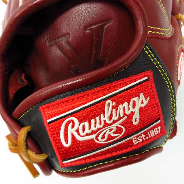 実際に弊社で買取させて頂いたRawlings/ローリングス Hyper tech/ハイパーテック 軟式/内野手 右利き用グローブ GR9HTCK41の画像 6枚目