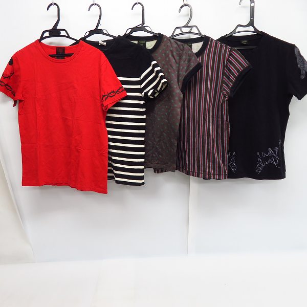 実際に弊社で買取させて頂いたJEAN PAUL GAULTIER HOMME/ジャンポールゴルチェオム S/STee/5点セット/48/MAの画像 0枚目