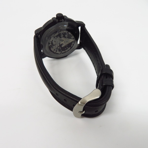 実際に弊社で買取させて頂いたLUMINOX/ルミノックス NIGHT HAWK/ナイトホーク レザーベルト ウォッチ/腕時計 SERIES 3400/F-117【動作未確認】の画像 3枚目