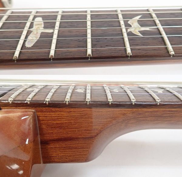 実際に弊社で買取させて頂いた★PRS/Paul Reed Smith/ポールリードスミス Custom 24 VIOLET バードインレイ 2014年製 ハードケース付 の画像 4枚目