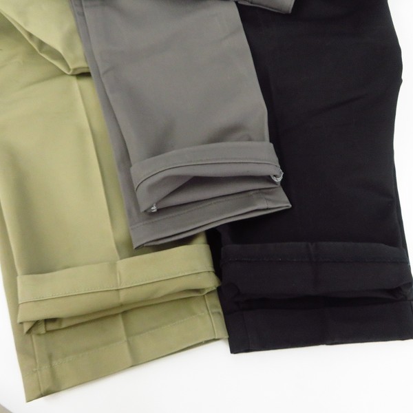 実際に弊社で買取させて頂いたDickies/ディッキーズ ワークパンツ ブラック/ベージュ/グレー 3点セットの画像 4枚目