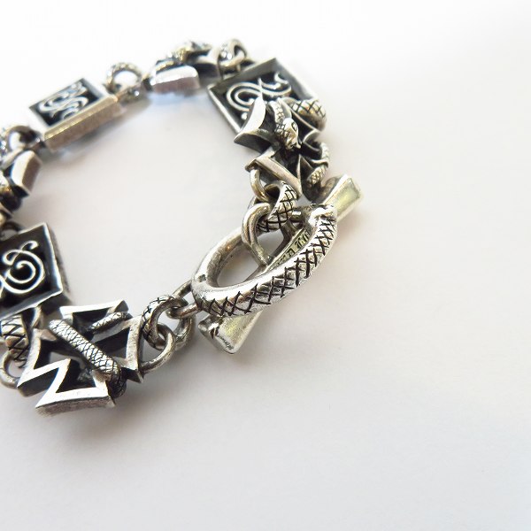 実際に弊社で買取させて頂いたDEALDESIGN/ディールデザイン SNAKED LOWS/スネイキッドロウズ ブレスレット sn-001の画像 2枚目