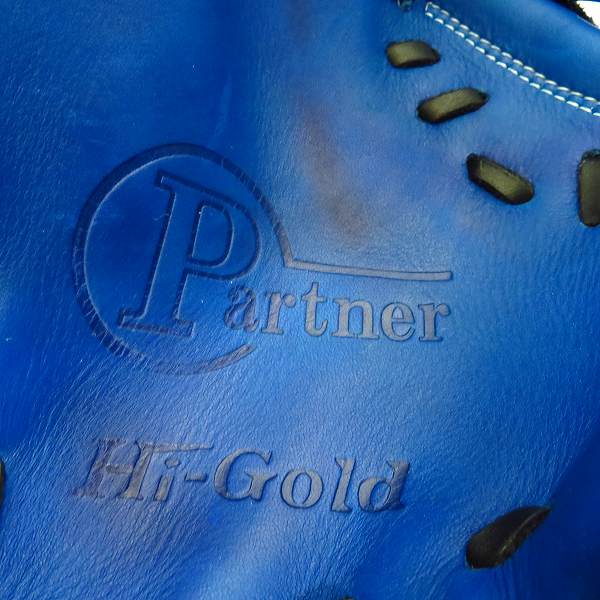 実際に弊社で買取させて頂いたHI-GOLD/ハイゴールド ファーストミット/一塁手用 左投げ 軟式 グローブ/グラブ 野球 NPF-280の画像 3枚目