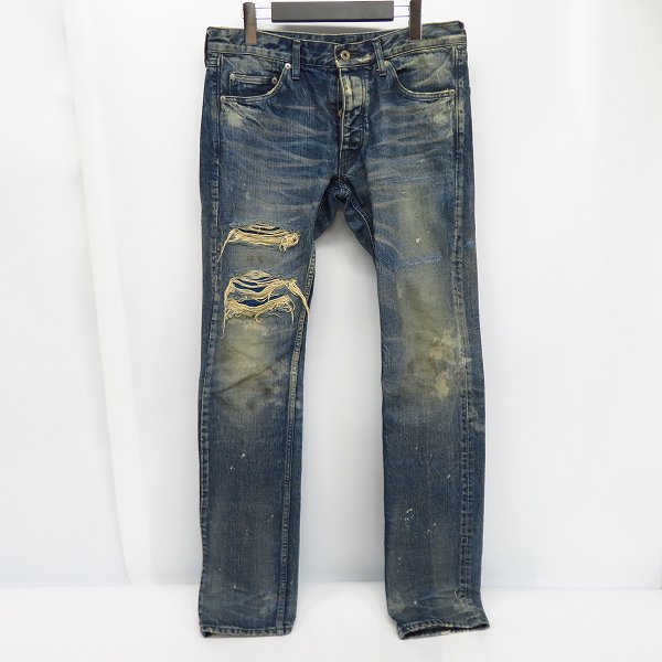 実際に弊社で買取させて頂いたBACKLASH/バックラッシュ  クラッシュ/ダメージ加工 デニムパンツ 1308-07/XL