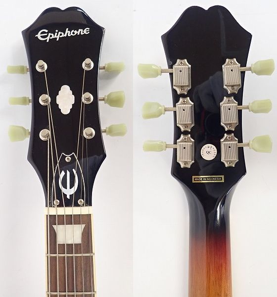 実際に弊社で買取させて頂いた★Epiphone/エピフォン EJ-160E/VC John Lennon/ジョンレノンモデル エレアコ/アコースティックギター ソフトケース付の画像 2枚目