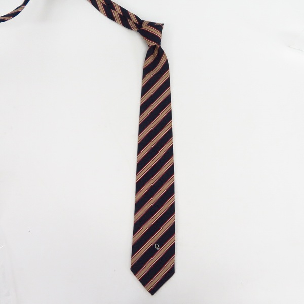 実際に弊社で買取させて頂いたChristian Dior/クリスチャンディオール トロッターロゴ シルク混 ネクタイ の画像 7枚目