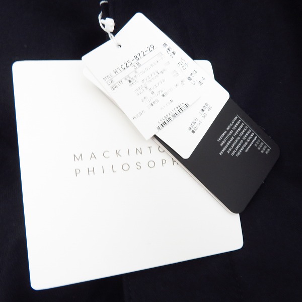 実際に弊社で買取させて頂いた【未使用】MACKINTOSH PHILOSOPHY/マッキントッシュ フィロソフィー リバーシブルキルティングコート H1C25-872-29/38の画像 8枚目