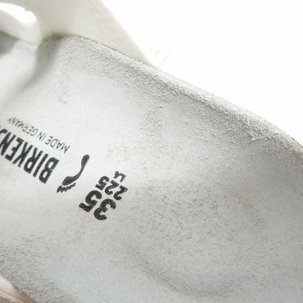 実際に弊社で買取させて頂いた【未使用】BIRKENSTOCK/ビルケンシュトック ARIZONA シルバー/35の画像 4枚目