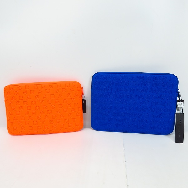 実際に弊社で買取させて頂いた【未使用】MARC BY MARC JACOBS/マークバイマークジェイコブス PC タブレットケース M6131024/M0003461 2点セットの画像 1枚目