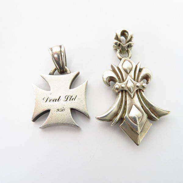 実際に弊社で買取させて頂いたDEALDESIGN/ディールデザイン他 アイアンクロス ペンダント 等 リング ブレスレット 5点セットの画像 6枚目