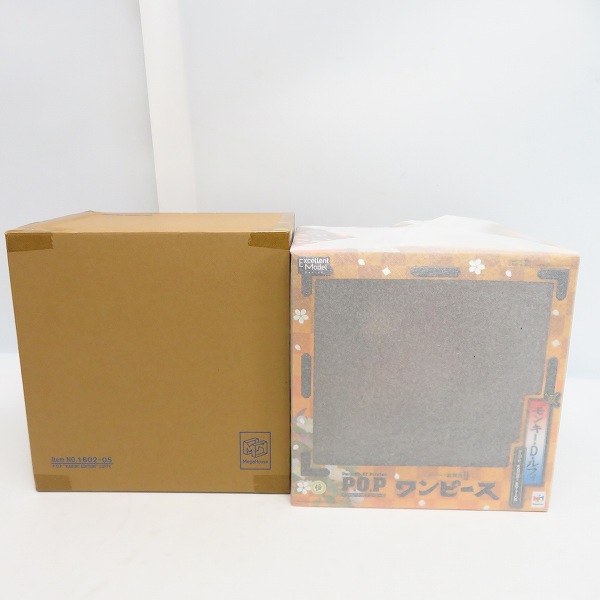 実際に弊社で買取させて頂いた【未開封】メガハウス P.O.P/POP スーパー歌舞伎II ONE PIECE/ワンピース モンキー・D・ルフィ KABUKI EDITION フィギュアの画像 5枚目