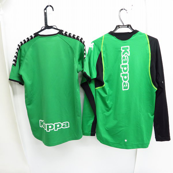 実際に弊社で買取させて頂いたkappa/カッパ 東京ヴェルディ 09 トレーニングトップ 半袖/長袖 M/L 2点セットの画像 1枚目