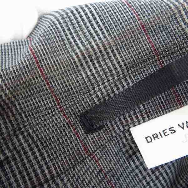 実際に弊社で買取させて頂いたDRIES VAN NOTEN/ドリスヴァンノッテン デザイン切り替えジャケット/48の画像 6枚目
