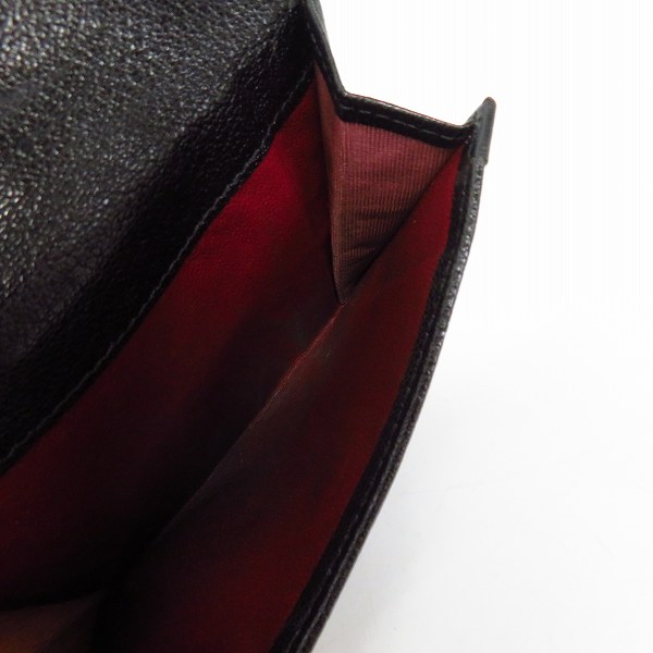 実際に弊社で買取させて頂いたBVLGARI/ブルガリ 財布/ウェレット 二つ折り ブラックの画像 6枚目