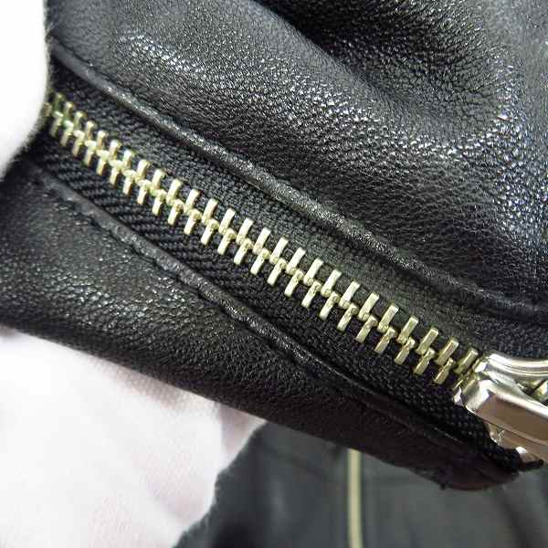 実際に弊社で買取させて頂いたEAUTY&YOUTH/ビューティー&ユース UNITED ARROWS シングルライダースジャケット 1225-199-6610/Mの画像 6枚目