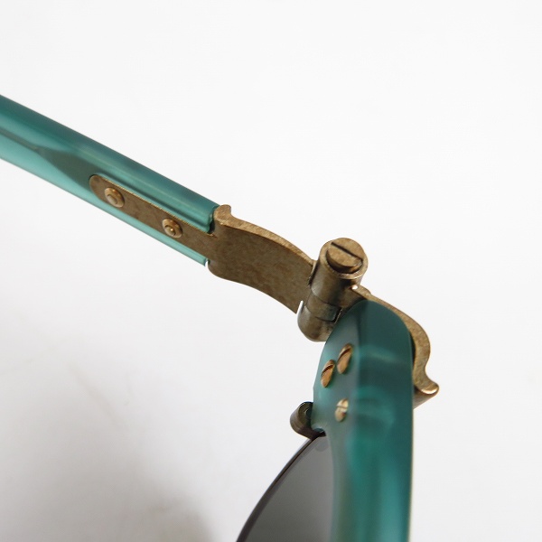 実際に弊社で買取させて頂いたJean Paul GAULTIER/ジャンポールゴルチエ ヴィンテージ サングラス グリーン 56-5202の画像 7枚目