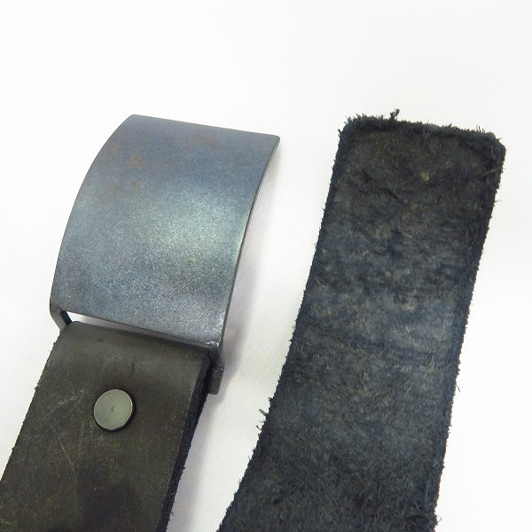 実際に弊社で買取させて頂いたBACKLASH/バックラッシュ メキシカンショルダー製品染め レザーベルト ブルー/422-03 の画像 1枚目