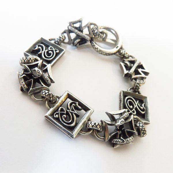 実際に弊社で買取させて頂いたDEALDESIGN/ディールデザイン SNAKED LOWS/スネイキッドロウズ ブレスレット sn-001