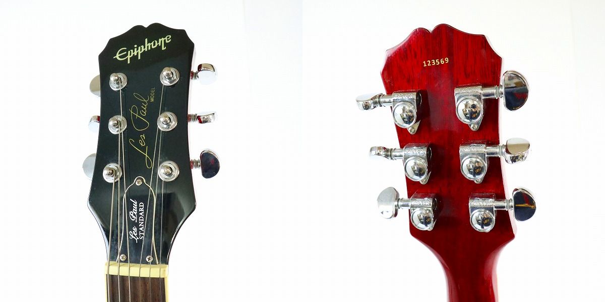 実際に弊社で買取させて頂いた★Epiphone/エピフォン Les Paul Standard レスポール エレキギター 動作確認済みの画像 3枚目