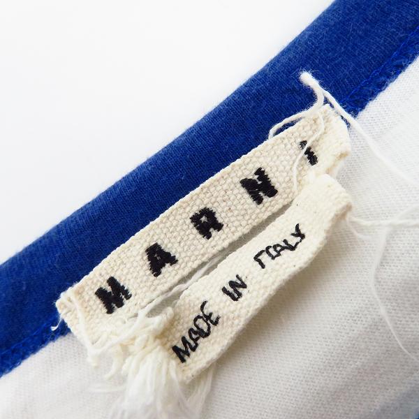 実際に弊社で買取させて頂いたMARNI/マルニ 半袖無地Tシャツ/カットソー/クルーネック/46の画像 2枚目