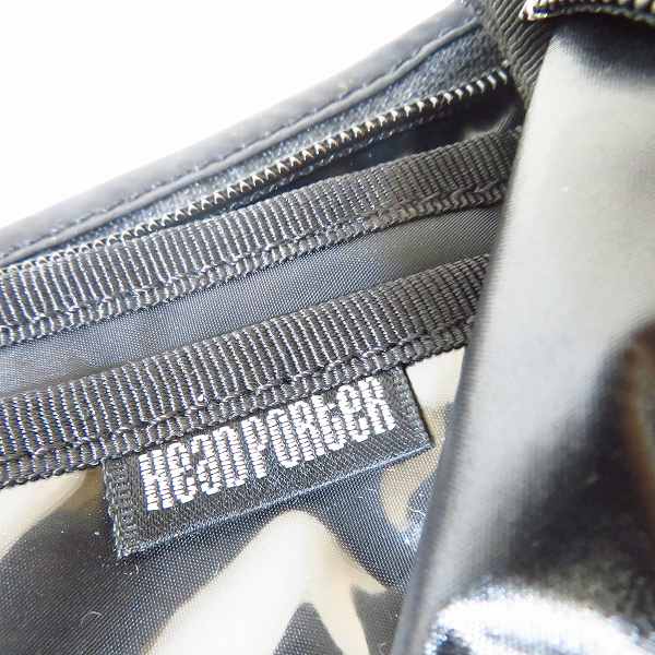 実際に弊社で買取させて頂いたHEAD PORTER/ヘッドポーター BLACK BEAUTY L字ファスナー 財布 コインケースの画像 4枚目