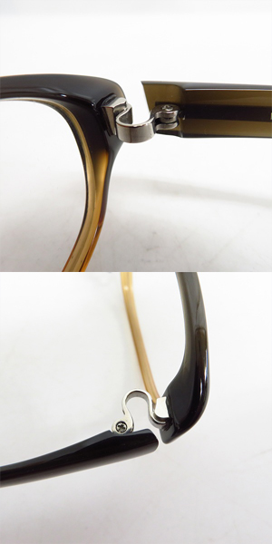 実際に弊社で買取させて頂いた999.9/フォーナインズ フルリム メガネフレーム/眼鏡/アイウェア NP-85の画像 6枚目
