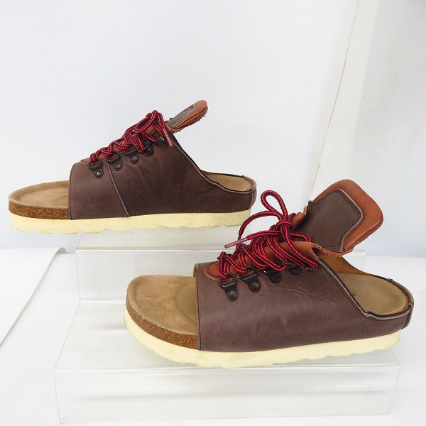 実際に弊社で買取させて頂いたMIHARAYASUHIRO/ミハラヤスヒロ レザー サンダル MY53230300/25の画像 3枚目