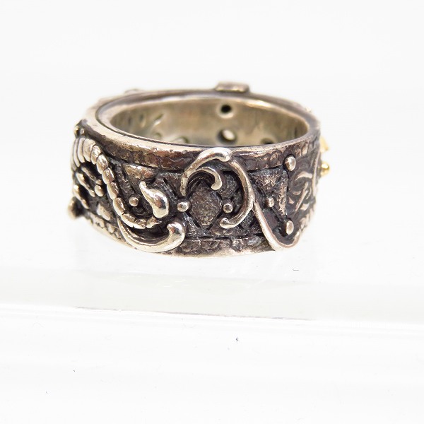 実際に弊社で買取させて頂いたFAL/エフエーエル Venom Gothicer/ベノムゴシッカー Will For Pad Rock ONE MAKE CUSTOM リング/14.5号の画像 2枚目