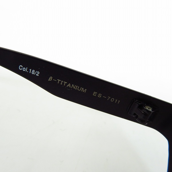 実際に弊社で買取させて頂いたspec espace/スペックエスパス β-TITANIUM/チタニウム メガネフレーム/アイウェア ES-7011 の画像 5枚目