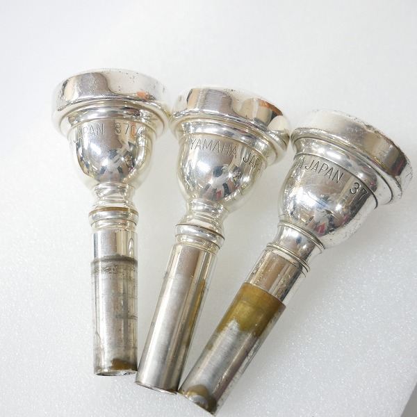 実際に弊社で買取させて頂いたYAMAHA/ヤマハ 37/37C4 アルトホルン用 マウスピース 3点セット