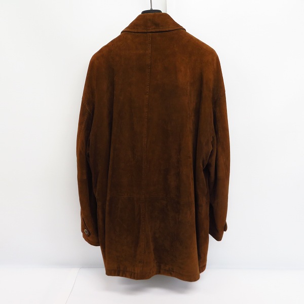 実際に弊社で買取させて頂いたHUGO BOSS/ヒューゴボス スエードレザー コート/42の画像 1枚目