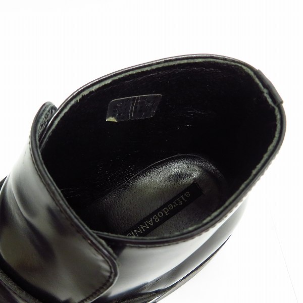 実際に弊社で買取させて頂いたalfredoBANNISTER/アルフレッドバニスター レザーモンクストラップブーツ/42の画像 4枚目