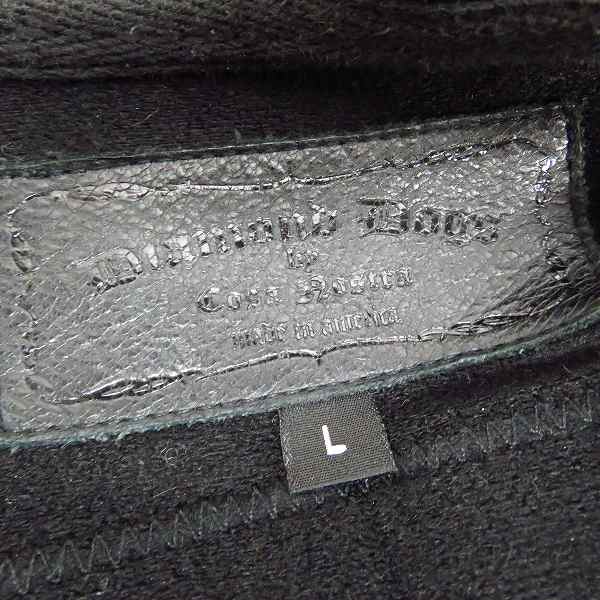 実際に弊社で買取させて頂いたDiamond Dogs/ダイアモンドドッグス ワッペン/スタッズ レザー切り替えしジップアップ ジャケット/Lの画像 2枚目