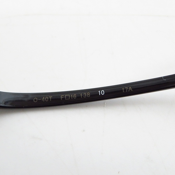 実際に弊社で買取させて頂いた999.9/フォーナインズ 眼鏡/メガネフレーム アイウェア リムレスフレーム O-40Tの画像 5枚目